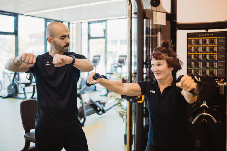 Krafttraining im Gesundheitsstudio